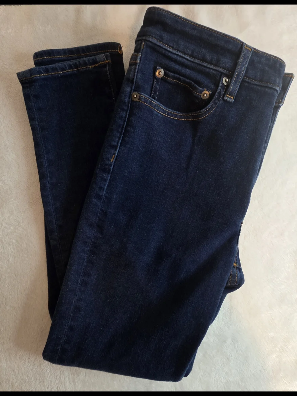 Lauren Ralph Lauren Women's Dark Wash Skinny Jeans Size 6 Stretch Denim